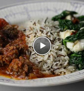 Italiaanse gehaktballen in tomatensaus