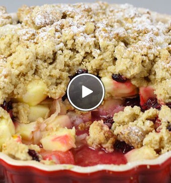 Apple crumble