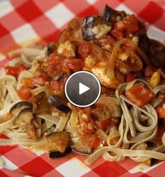 Italiaanse ovenschotel met kalfslappen