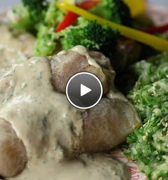 Kip Loempia’s met komkommer sesam salade