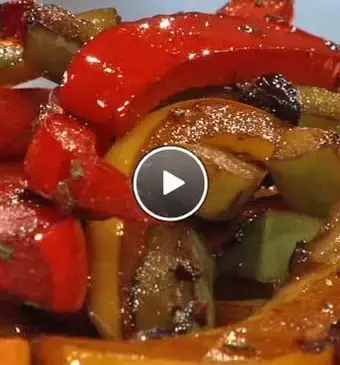 Balsamico paprika met rozemarijn