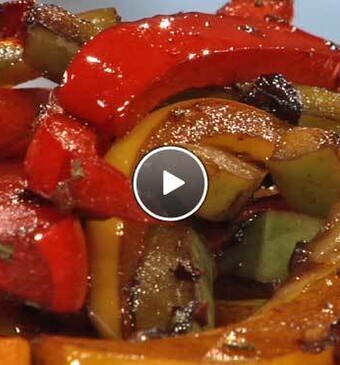 Balsamico paprika met rozemarijn