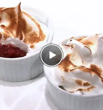 Chutney van kruisbessen met eiwitschuim