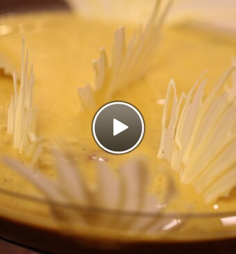 Hemelse modder met sinaasappelsaus