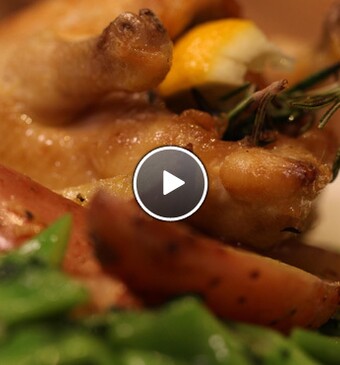 Piepkuiken met snijbonen