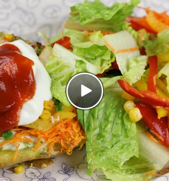 Kumpir (gevulde aardappel)