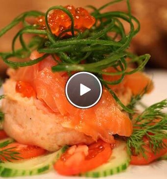 Mousse van gerookte zalm