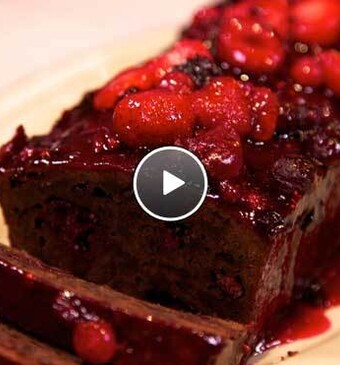 Chocolade fruitcake