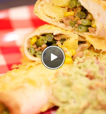 Wrap it met fijngehakt