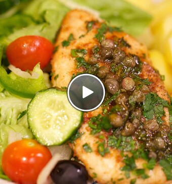 Piccata van kipfilet met citroen en kappertjes