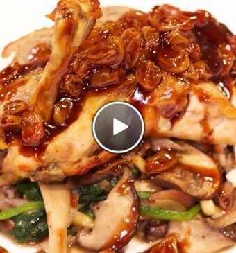 Gevulde Parelhoenbout met Duxelles