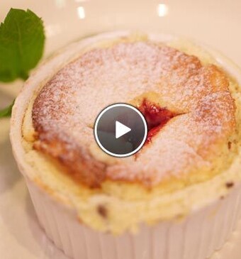 Luchtige vanillesoufflé