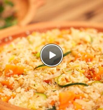 Sardijnse couscous met gestoofd lamsvlees