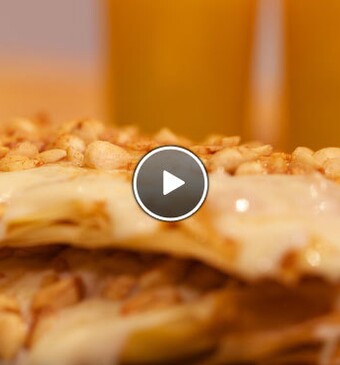 Bastilla au lait met sinaasappel-oranjebloesemsmoothie