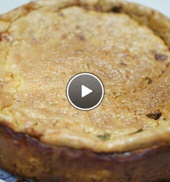 Krab-garnalencheesecake