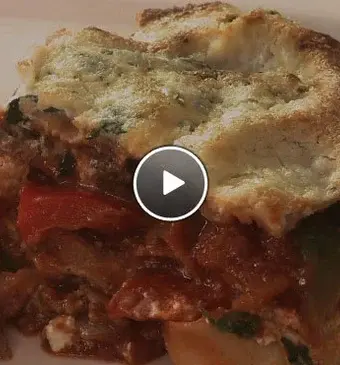 Simpele lasagne met seizoensgroente en gehakt