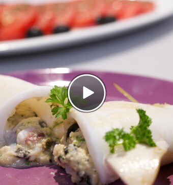 Calamari ripieni (Gevulde pijlstaartinktvis)