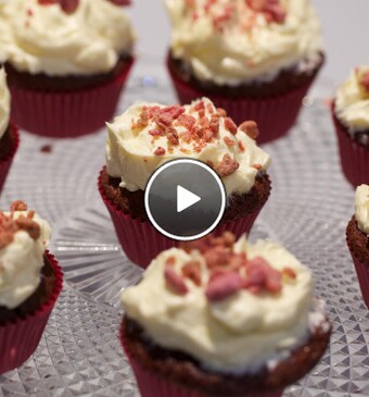 Jim’s red velvet cupcake
