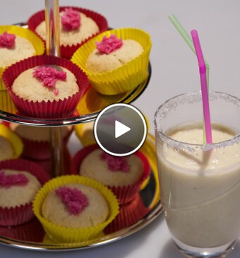 Antilliaanse kokosmuffins  & kokossmoothie