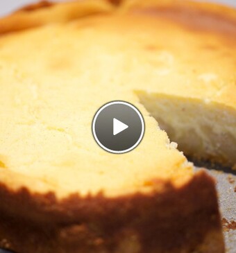 Gebakken  kwarktaart