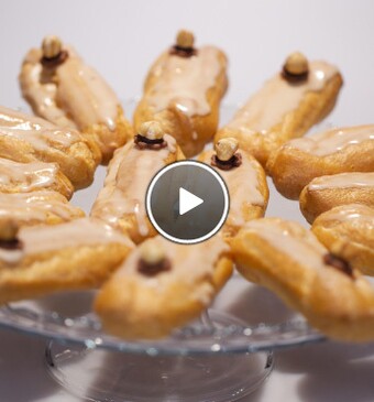Parijse koffie-eclairs