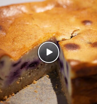 Blueberry cheesecake