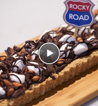 Rocky road taart