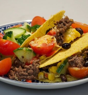 Köfte taco’s met licht zoete paprikasalsa