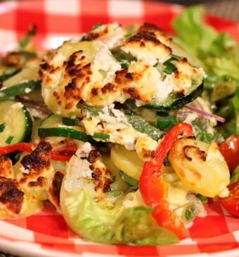 Aardappel-lentetaart met geitenkaas