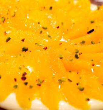 Sinaasappel-yoghurttaart