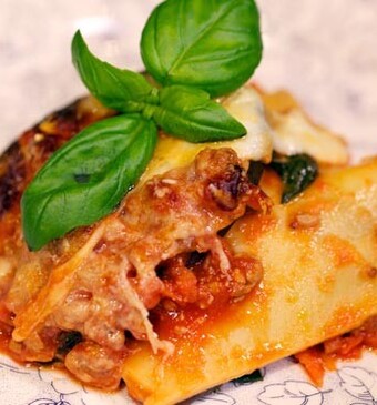 Vegetarische Lasagne alla Bolognese met fijngehakt