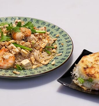 Pad Thai en garnalen-miekoekjes