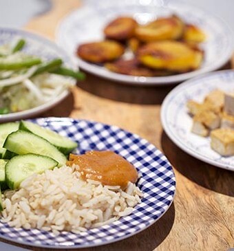 Kinder mini-rijsttafel