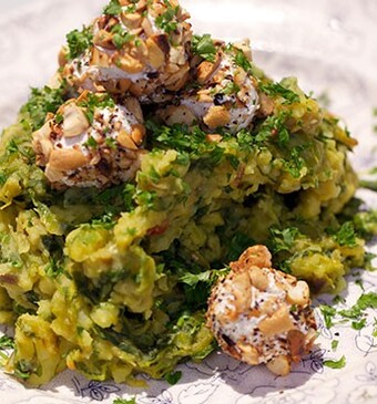 Pittige andijviestamppot