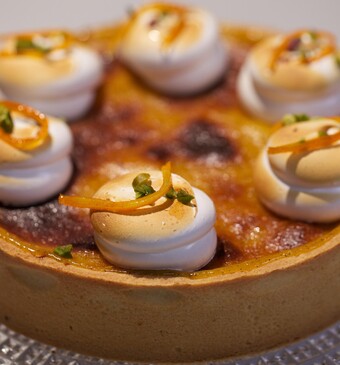 Supersinaasappeltaart als deftig dessert