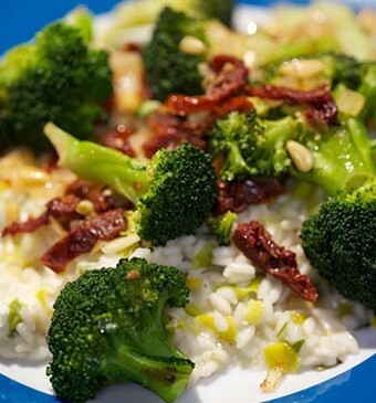 Risotto met mediterrane broccoli
