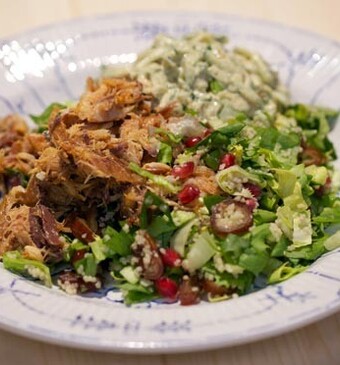 Couscoussalade met harissa-makreel