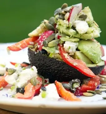 Gevulde avocado