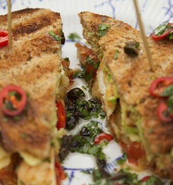 Zomerse clubsandwich