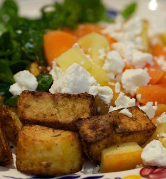 Stoof van waspeen en appel