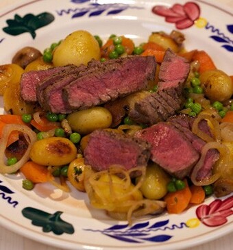 Biefstuk met bonne femme