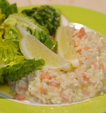 Risotto met garnalen