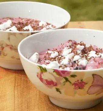 Crispy fruityoghurt