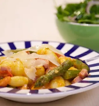 Gnocchi met boerenachterham