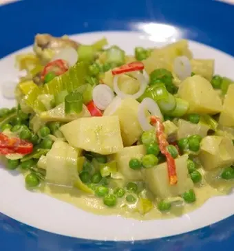 Tropische kipcurry