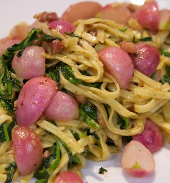 Pasta carbonara met een twist