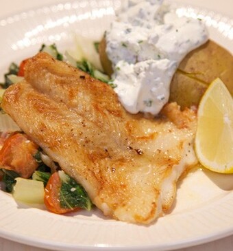 Sesampaksoi met heilbotfilet