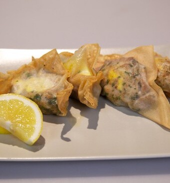 Brik met ei en verse tonijn