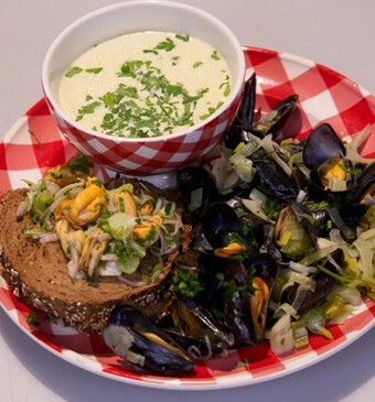 De drie-manieren mossel