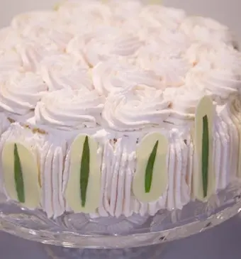 Sloveense yogurttaart met dragon (Jogurtovo Pecivo)